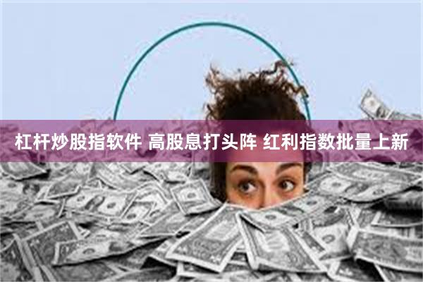 杠杆炒股指软件 高股息打头阵 红利指数批量上新